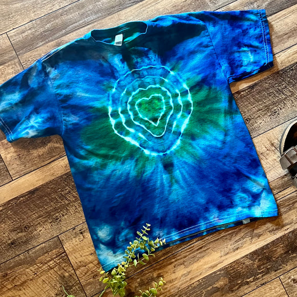 Hand Tie Dyed | Youth T-Shirt - Lake Erie Heart