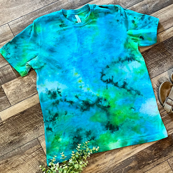Hand Tie Dye Adult Unisex T-Shirt - Lake Vibe