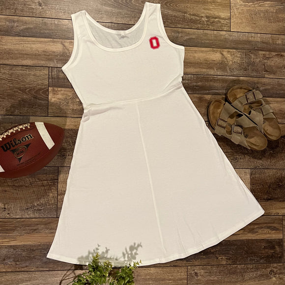 Women's Ohio White Casual Dress