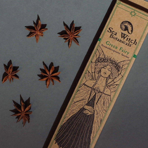 Sea Witch Botanicals | ALL-NATURAL INCENSE: GREEN FAIRY- WITH STAR ANISE ESSENTIAL OIL